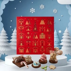 Calendrier de l'avent biscuit personnalisé de noël