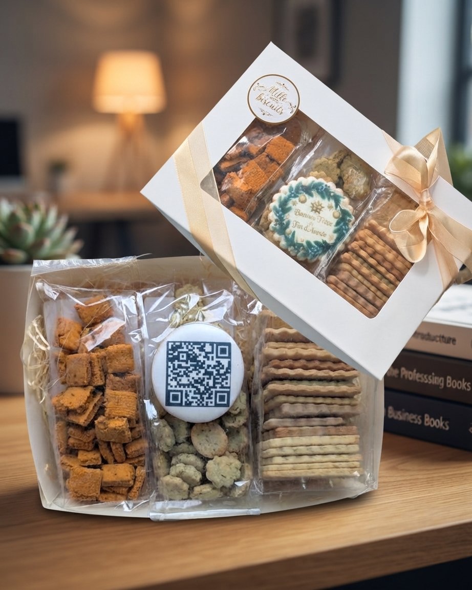 coffret biscuit qrcode