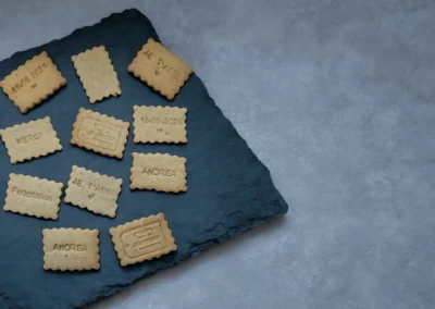 biscuit embossés