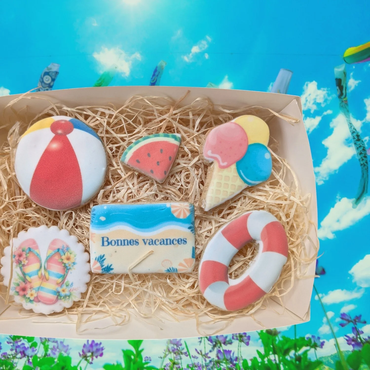 coffret biscuit vacances