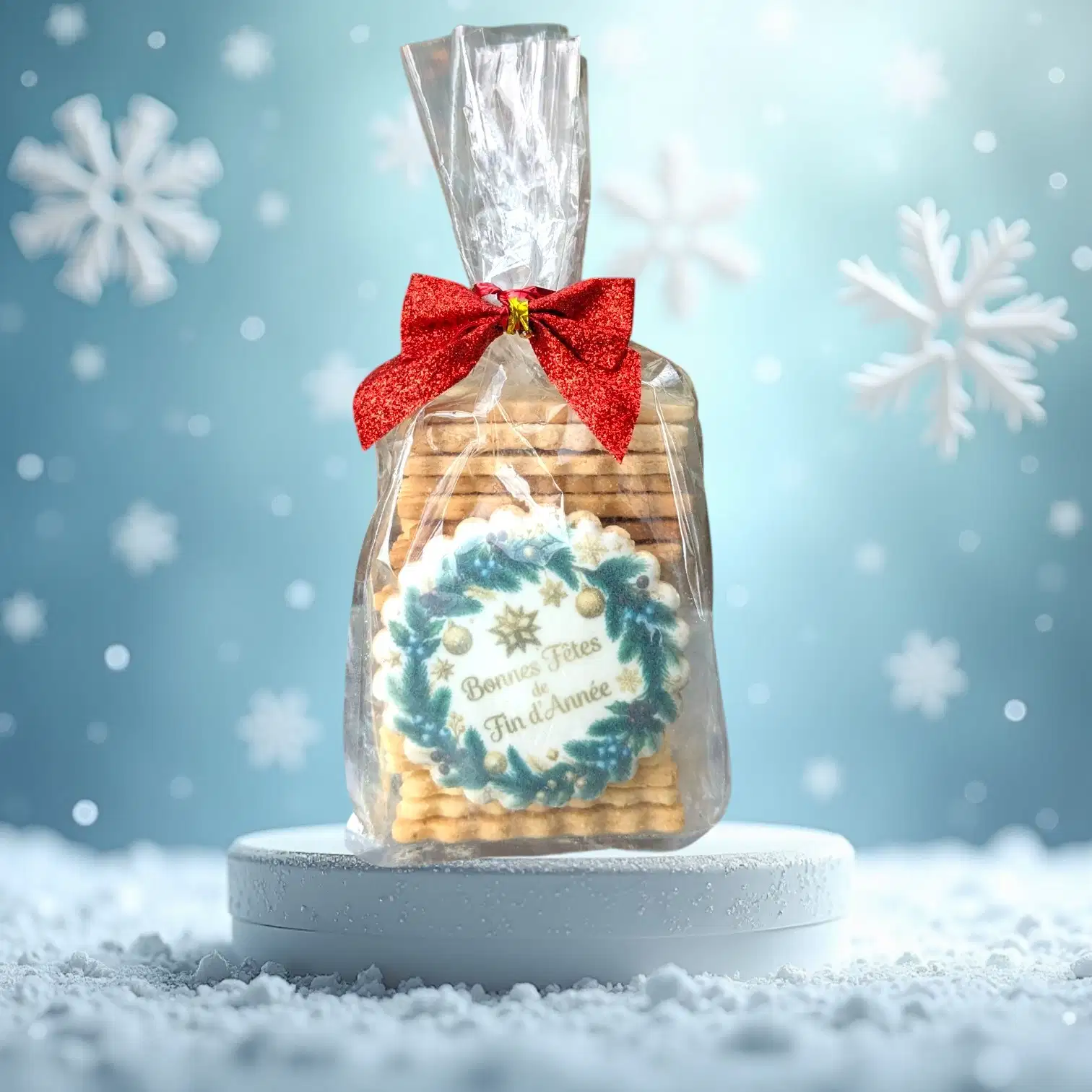 sachet biscuit artisanal noel