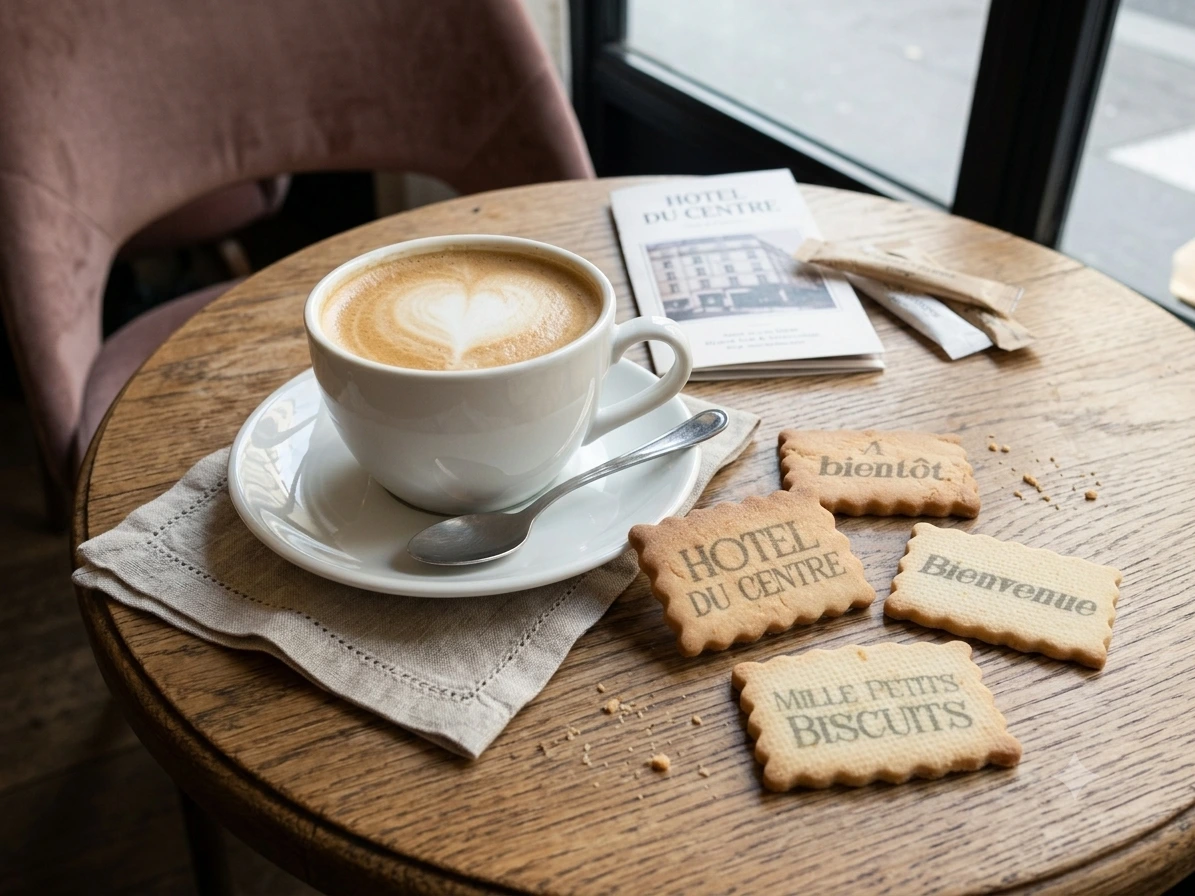 biscuit message personnalisé