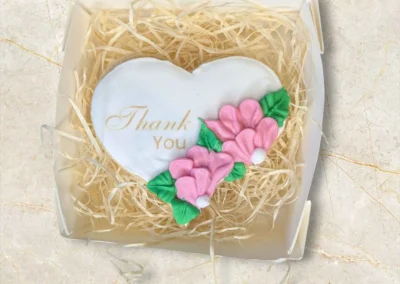 biscuit personnalisé fleur