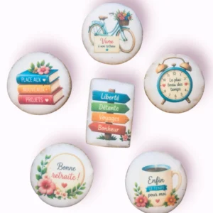 biscuits personnalisé retraite