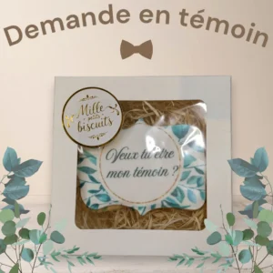 coffret biscuit demande en temoin