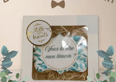 coffret biscuit demande en temoin