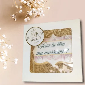 coffret biscuit demande marraine
