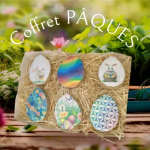 coffret paques biscuit décorés