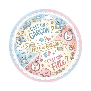impression alimentaire baby shower