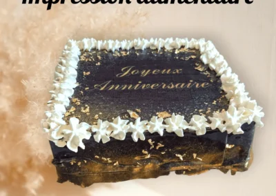 impression alimentaire complète Joyeux Anniversaire