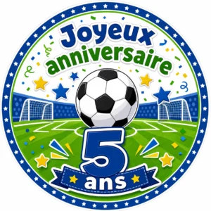 impression alimentaire gateau anniversaire foot (2)