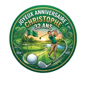 impression alimentaire gateau anniversaire golf (2)