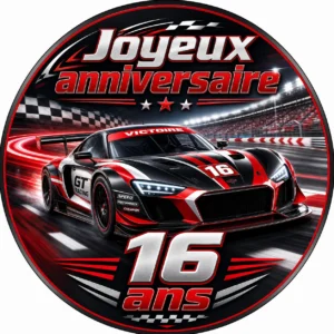 impression alimentaire gateau anniversaire voiture (2)
